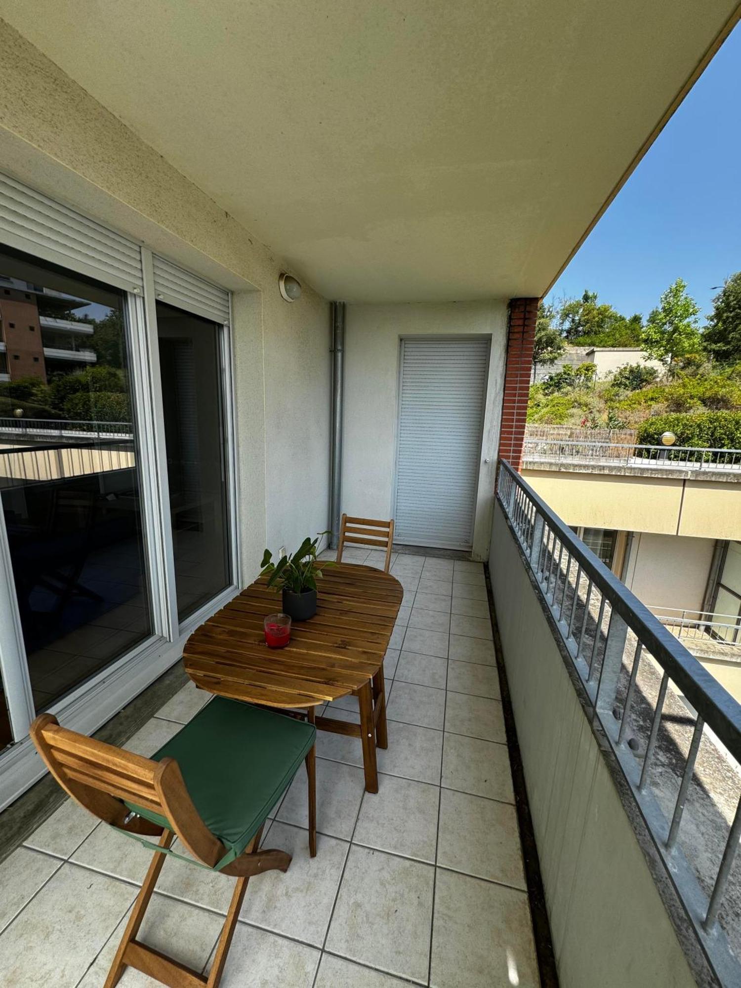 Appartement Le Petit Bruxelles Au Calme à Toulouse Extérieur photo